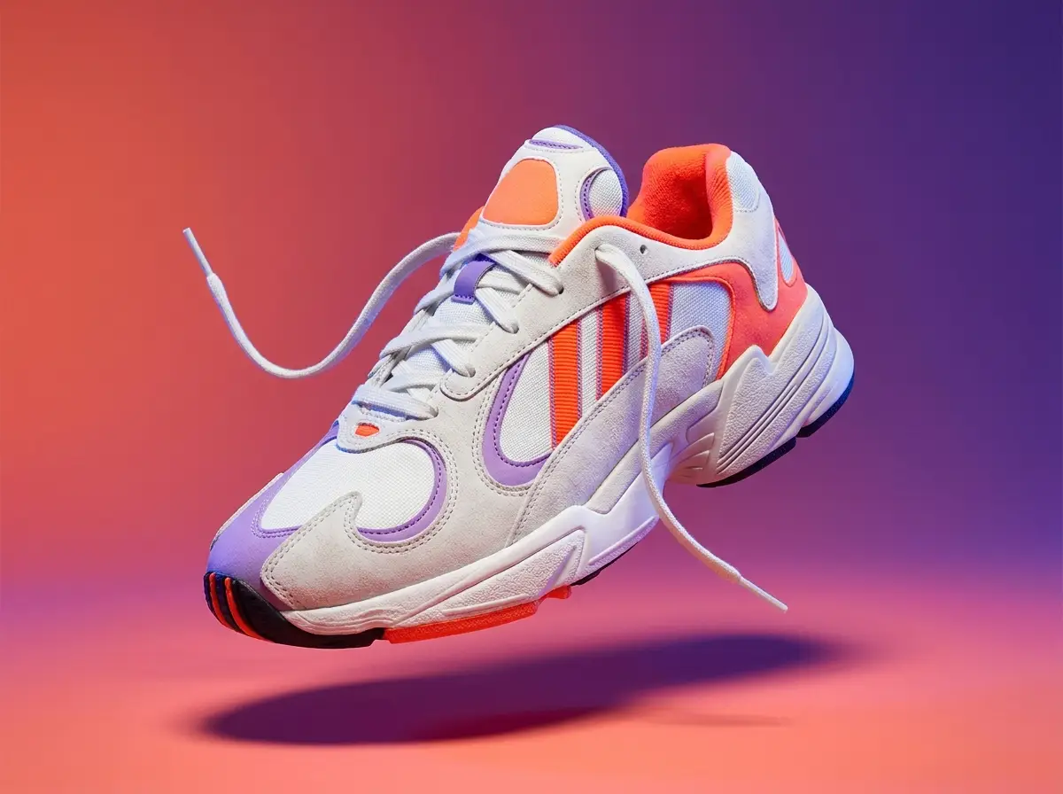 Calzado: tenis flotando